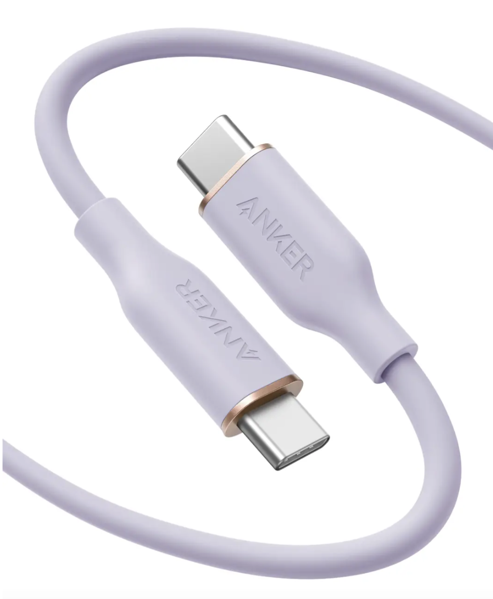 Кабель USB Type-C Anker 643 PowerLine III USB-C to USB-C 100W Flow Silicone 0,9 м Purple