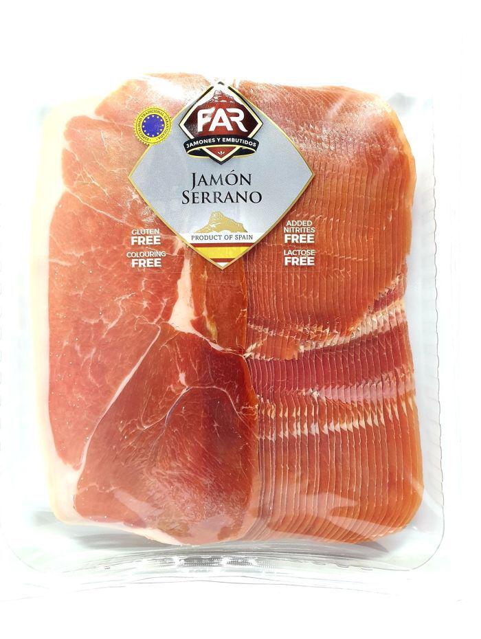 Хамон FAR Serrano нарезка в/у 500 г