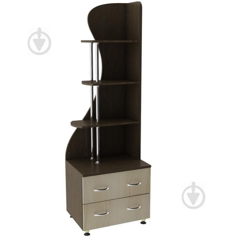 Комод с надстройкой Тиса Мебель К-62р Венге/Дуб молочный Комод с надстройкой Тиса Мебель К-62р Венге/Дуб молочный