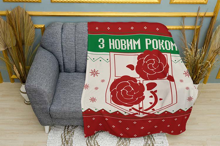 Плед плюшевый Garrison Attack on Titan Holiday Defense двухслойный 135х150 см Красный (114597-10)