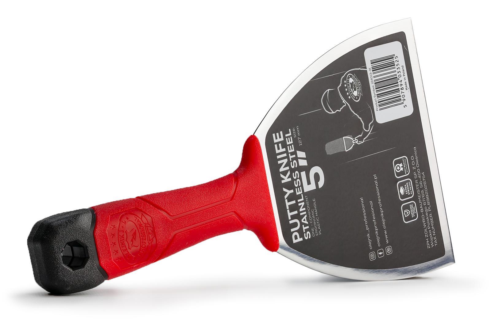 Шпатель малярный Olejnik нержавеющий 127 мм (124013-1K)