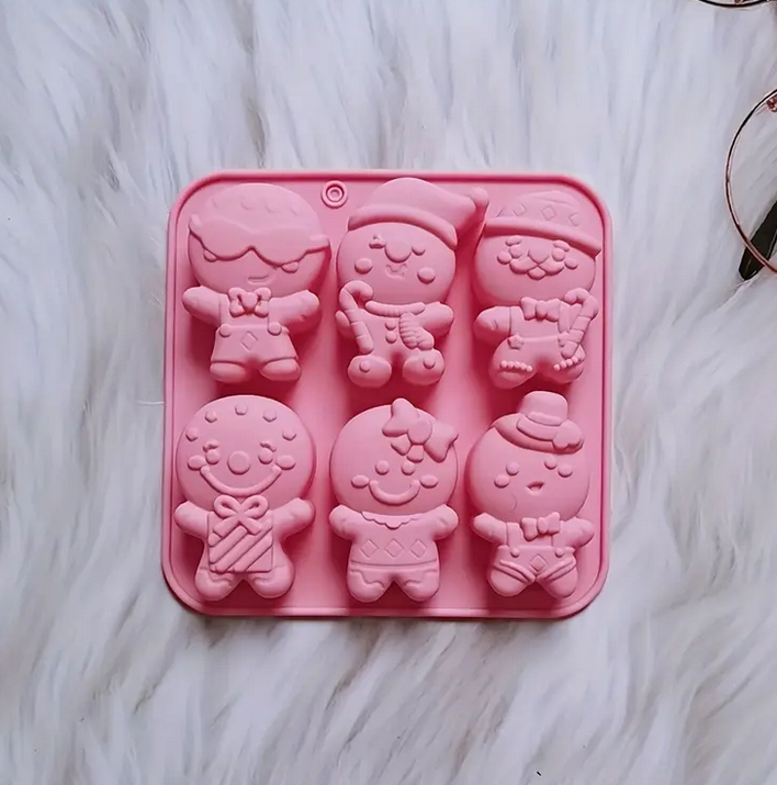 Форма силиконовая для печенья/конфет Розовый (SAM-6890) - фото 4