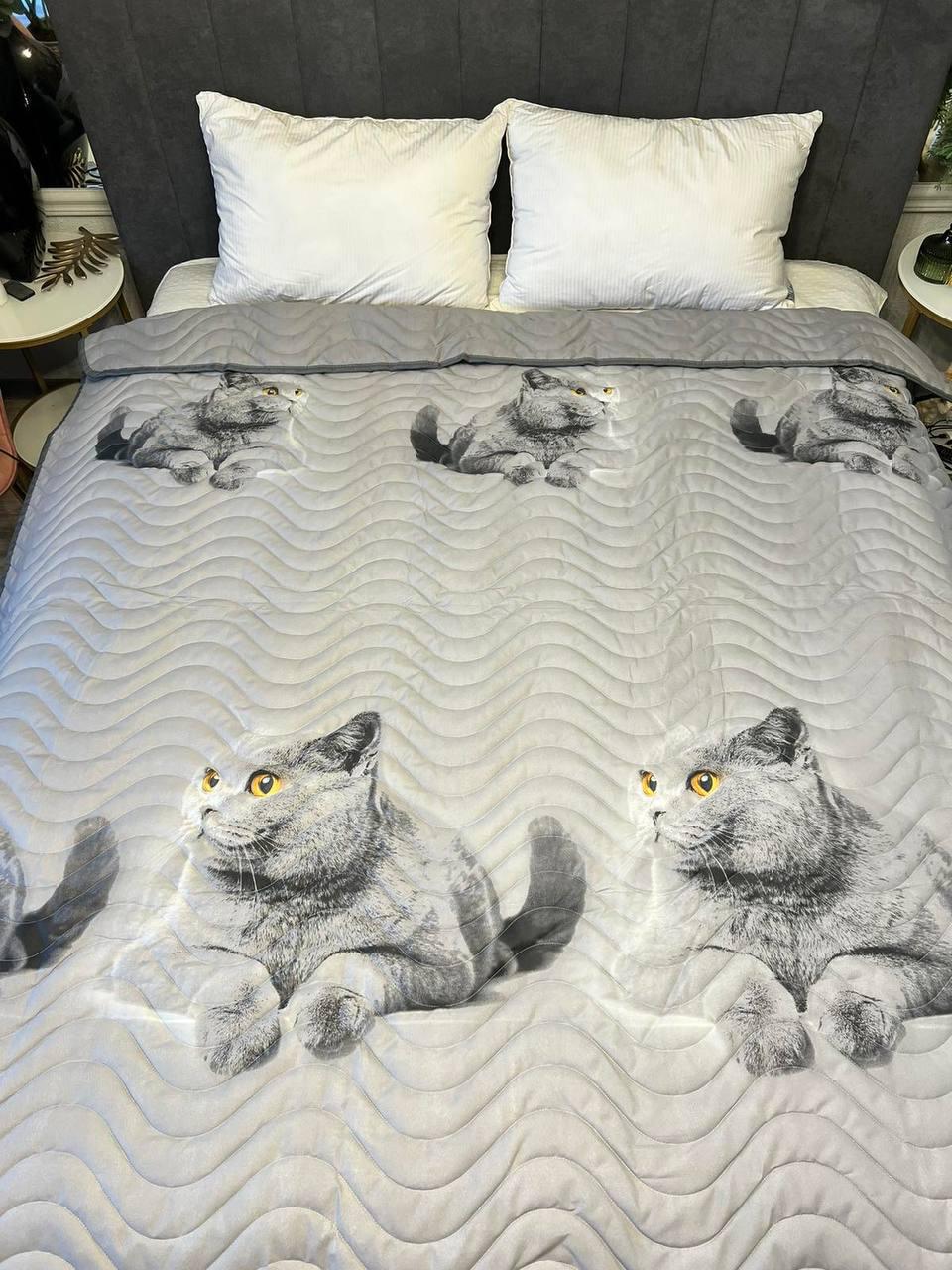 Одеяло летнее тонкое из микрофибры двуспальное 215х145 см (П4К-lito-kovdra-001/2)