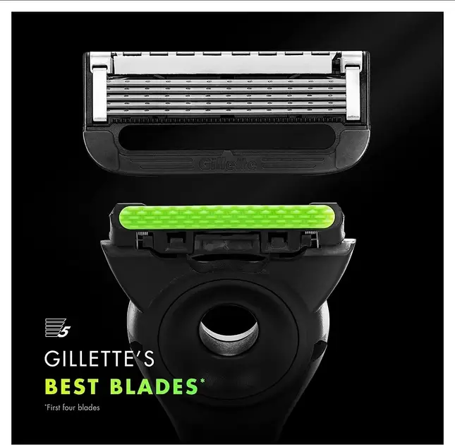 Лезвия для бритья Gillette Labs 4 шт. (KJfnUy5) - фото 2