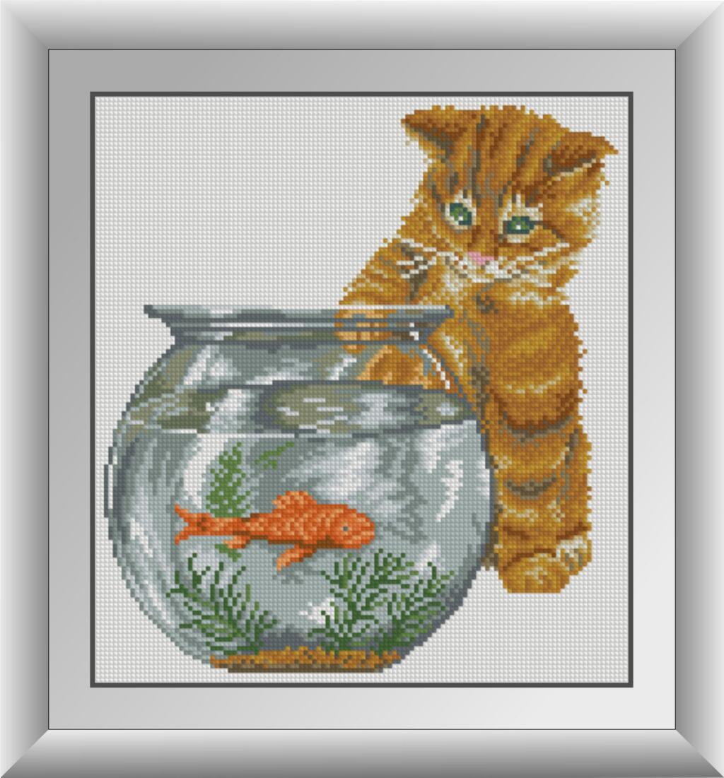 Алмазная мозаика Dream Art Любопытство 30x33 см (DA.30332)