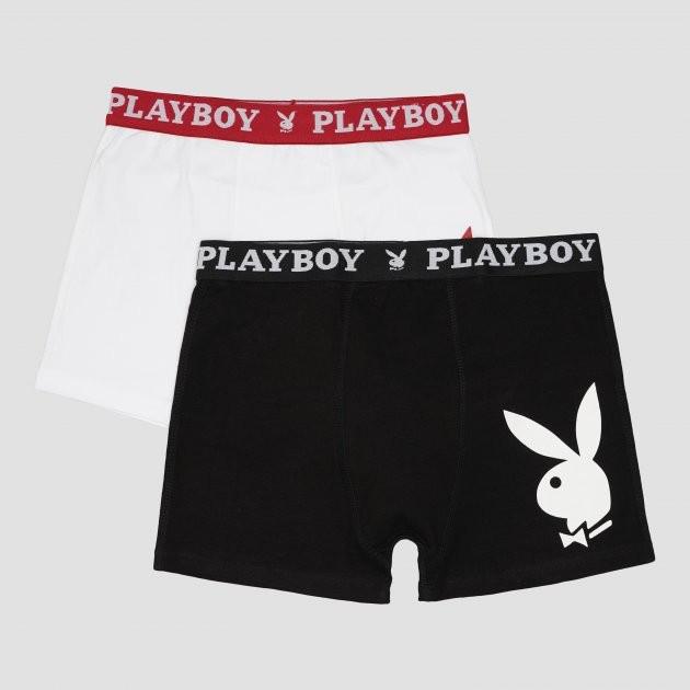 Набір труси-боксери PLAYBOY ANNYA BOXERSHORT XL Білий/Чорний (ANNYA-21)