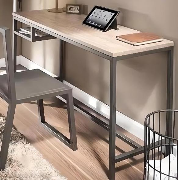 Стіл письмовий у стилі Лофт StepLoft каркас металевий 110х50 см Дуб сонома (Comp-table-156)