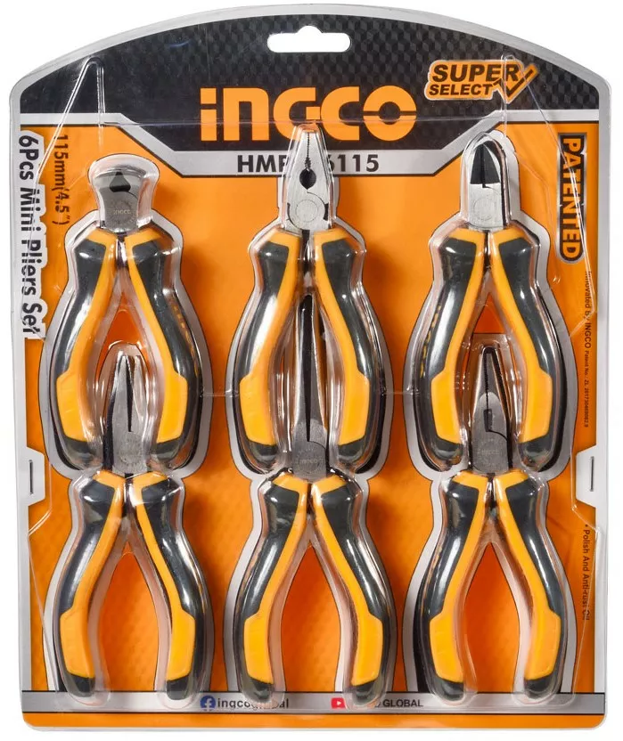 Набір шарнірно-губцевого інструменту INGCO Super Select HMPS06115 6 пр.