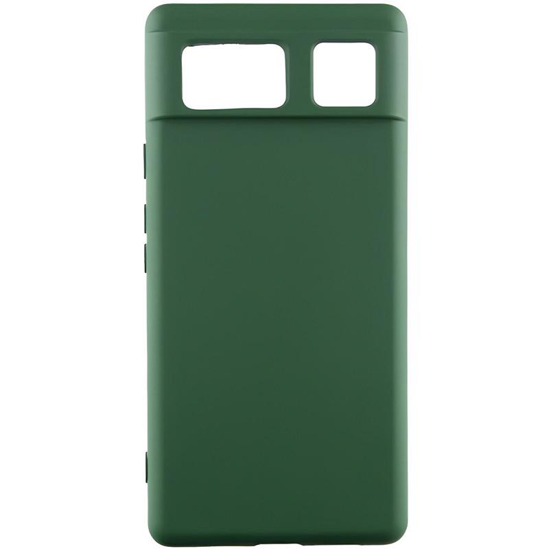 Противоударный чехол Silicone Cover Lakshmi (A) для Google Pixel 6 Зеленый / Dark green