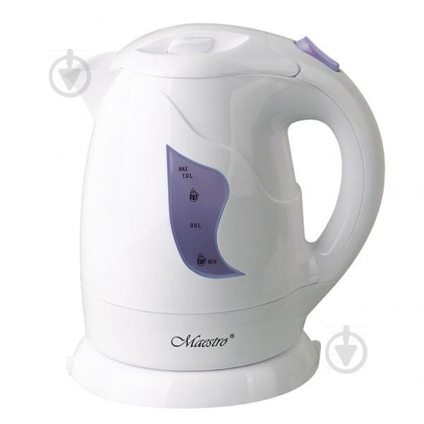 Электрочайник Maestro 1 л White/Purple (MR-011) Электрочайник Maestro 1 л White/Purple (MR-011)