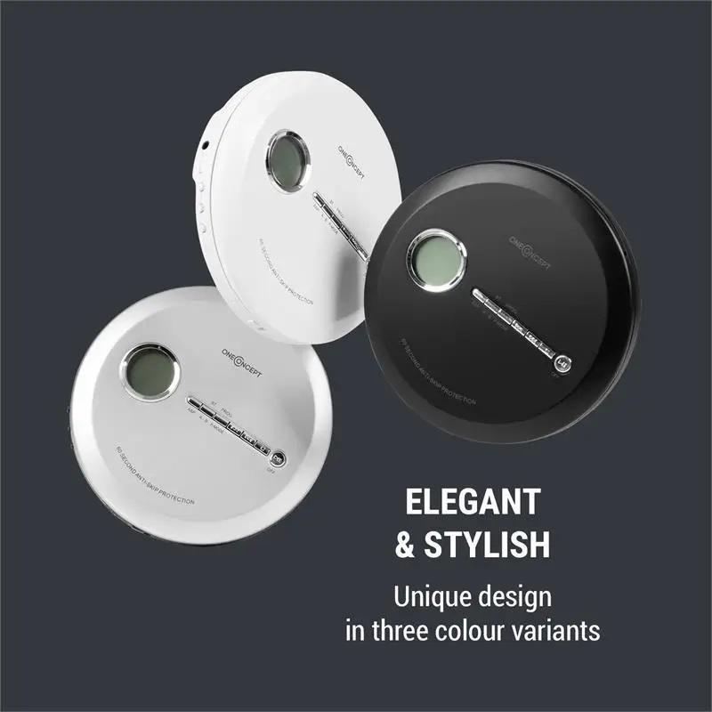 Проигрыватель компакт-дисков OneConcept Discman CDC 100 BT (10033713) - фото 5
