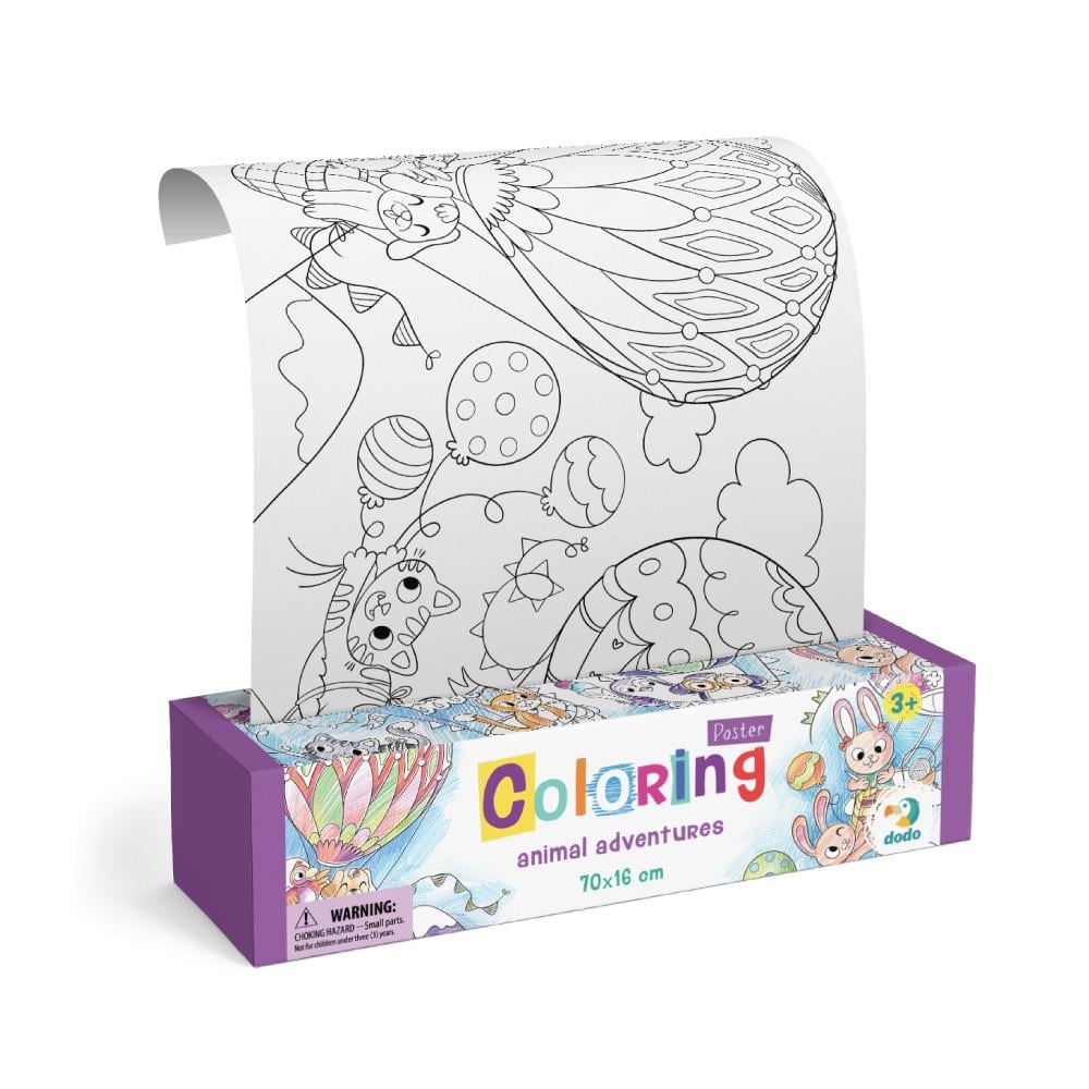 Разукраска детская Dodo Приключения Животных 19х5х5 см