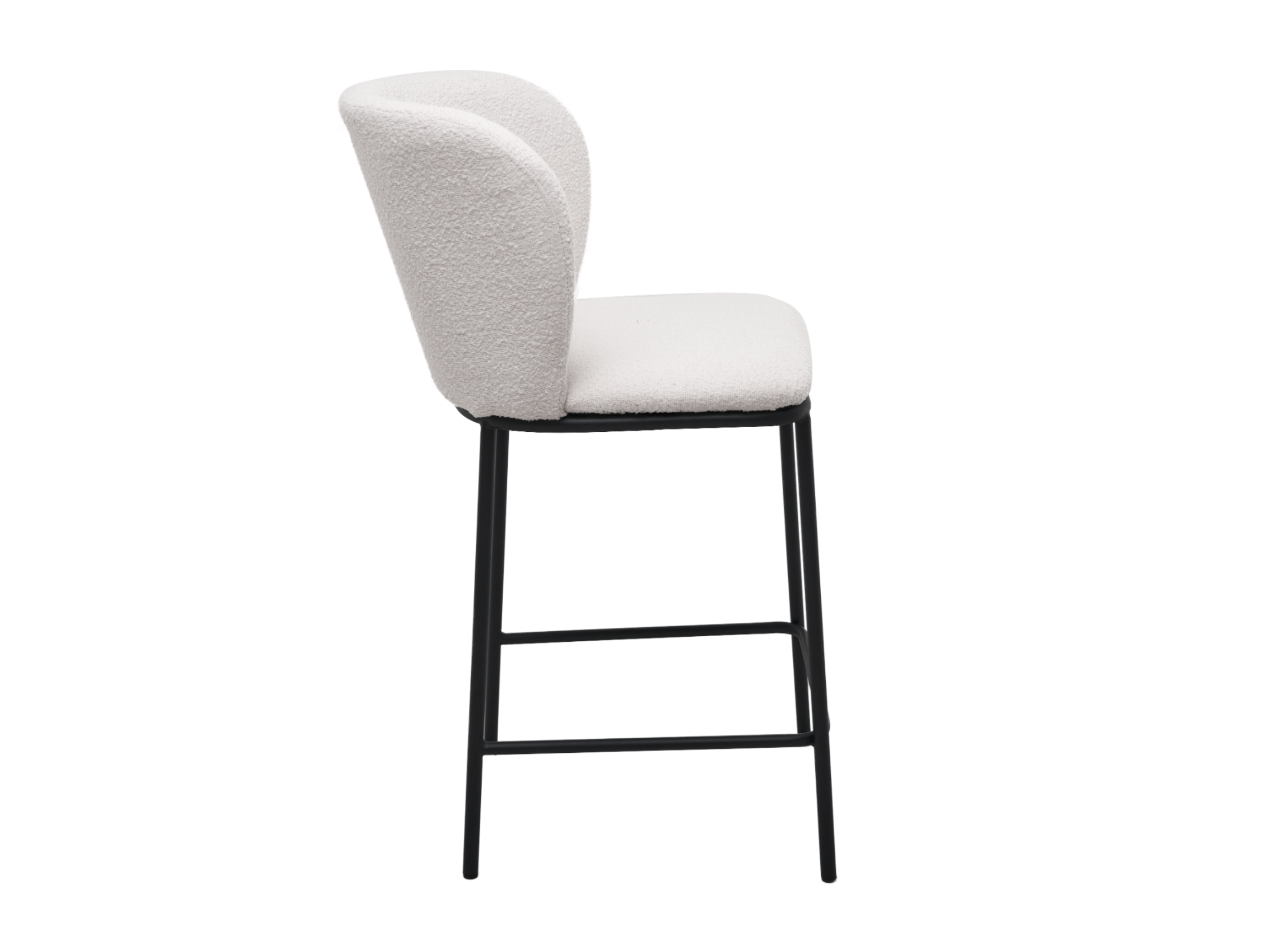 Напівбарний стілець Vetro Mebel В-236 Айворі/Чорний (29850550) - фото 2 Напівбарний стілець Vetro Mebel В-236 Айворі/Чорний (29850550) - фото 2