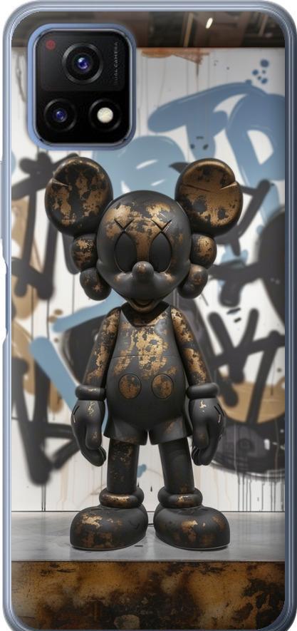 Чехол на Vivo Y52S Bronze kaws v2 (6098u-2242-42517)