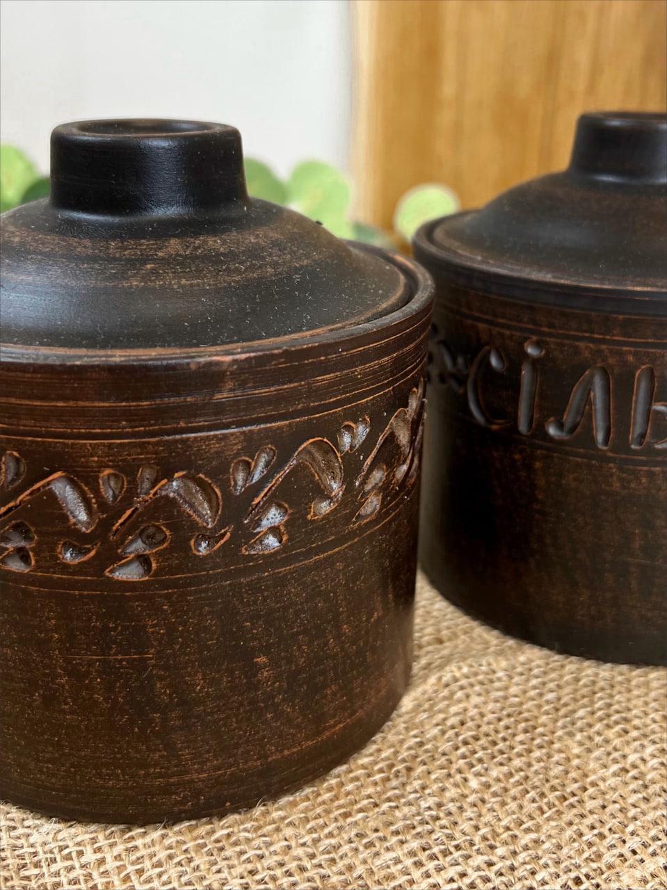 Набір для спецій керамічний керамічний декор 0,7 л (3000-32) - фото 4 Набір для спецій керамічний керамічний декор 0,7 л (3000-32) - фото 4