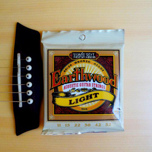 Струны для гитары Ernie Ball 2004 Earthwood 80/20 Bronze 11-52 Light - фото 2