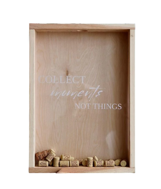 Коробка дерев’яна для винних корків із сосни L 52×37×7 см (116)