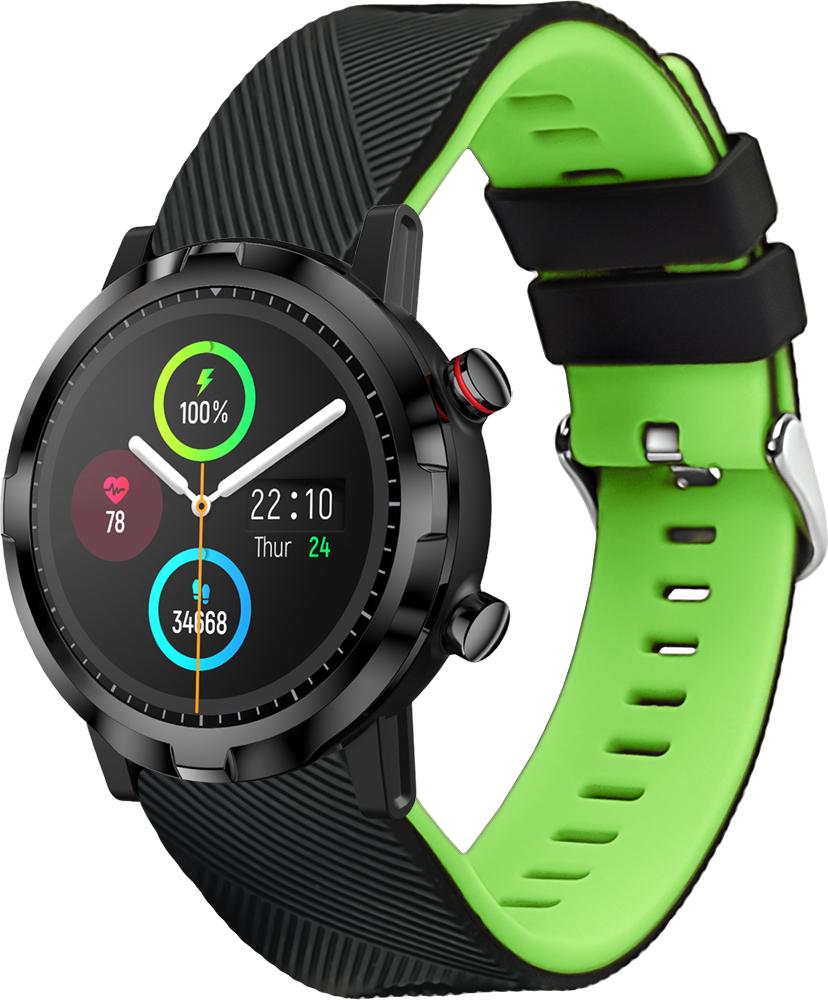 Ремешок Luminic для Haylou Smart Watch RT LS05S Black Green (26675-4A)