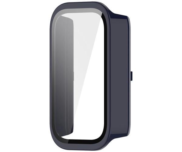 Чехол с защитным стеклом Protective Cover with Glass для Xiaomi Smart Band 9 Active Синий