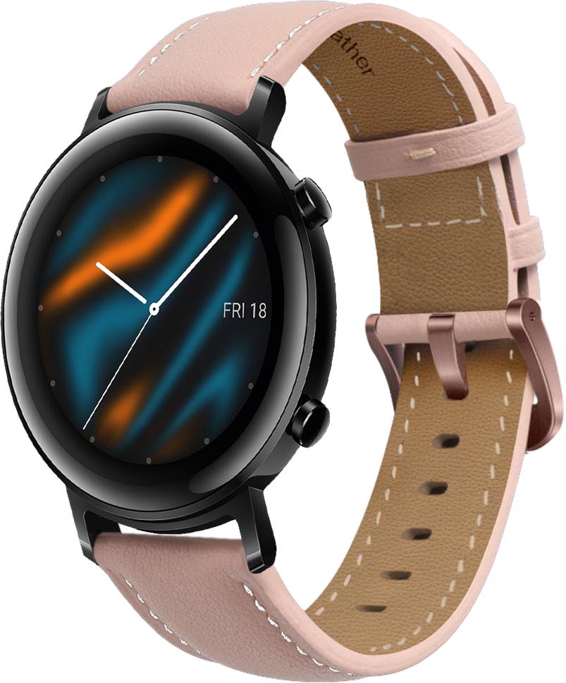 Ремешок кожаный Folsa для Huawei Watch GT 2 42 мм Powdery (31513-0C)