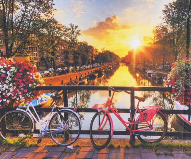 Картина за номерами TK Group 32132 30 Велопрогулянка містом 40х30 см (121775)