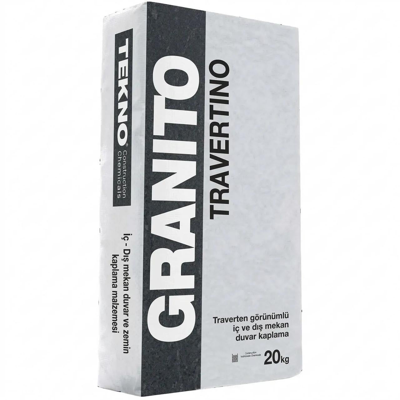 Штукатурка декоративная Granito Travertino с эффектом Травертин для стен 20 кг (GRTRK)