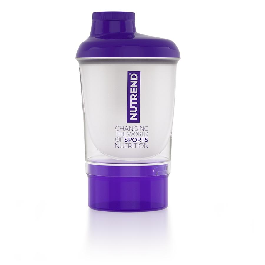 Шейкер SHAKER NUTREND 2019 additional cup 300 ml Transparent-purple