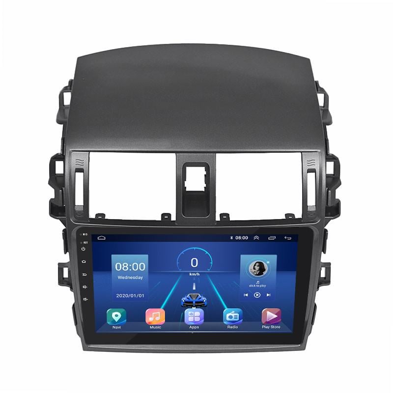 Магнитола штатная Lesko для Toyota Corolla X E140 E150 2006-2012 9" 2/32Gb/ 4G/ Wi-Fi Premium Android