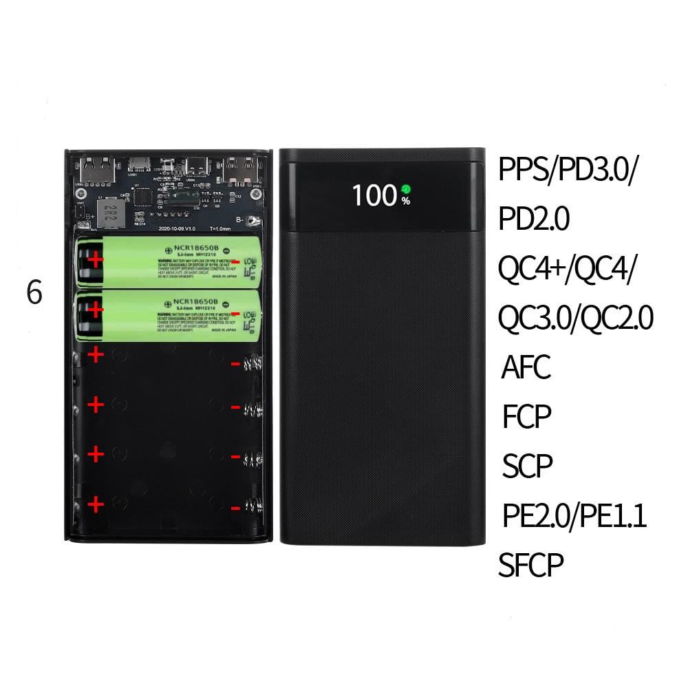 Корпус для Power Bank 22,5 Вт 6х18650 20000 мАч (13406941) - фото 3