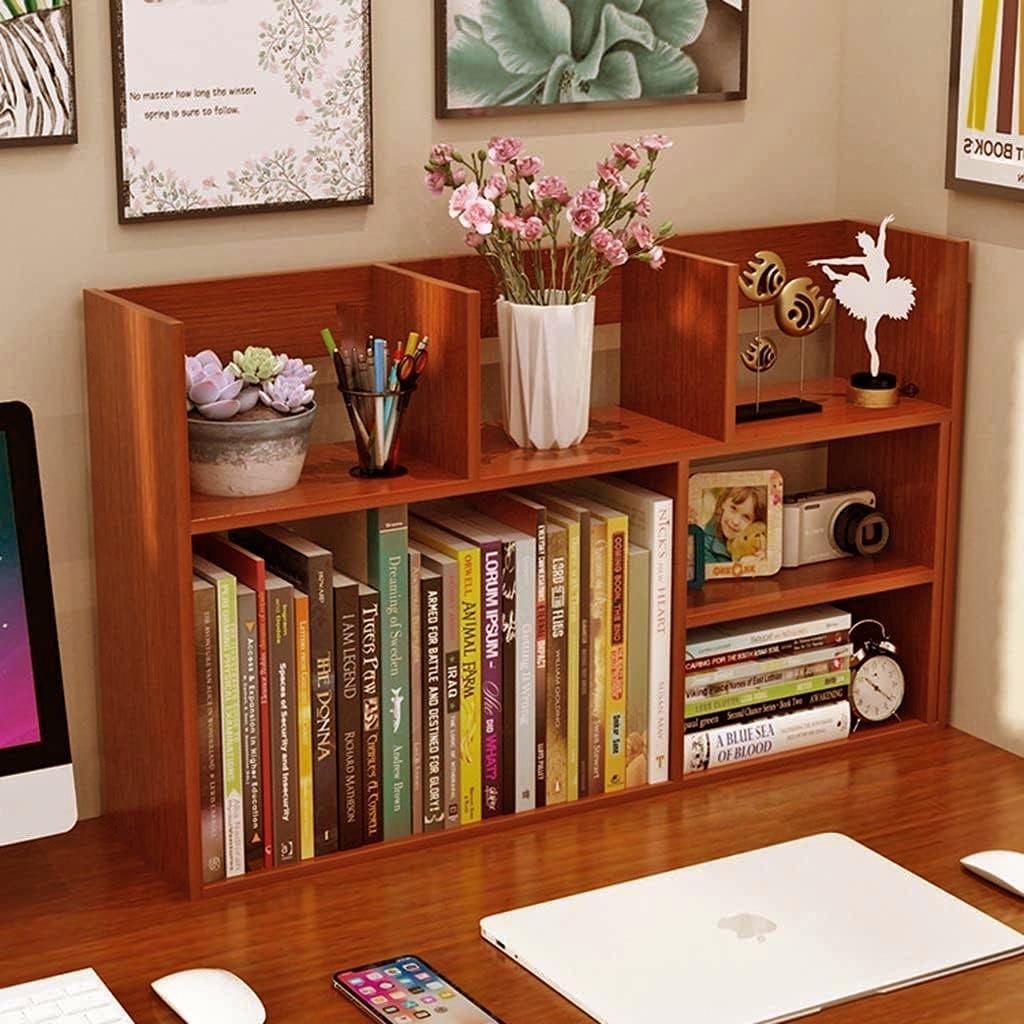 Полка-надстройка настольная из дерева Мейлис охра (АКД-022704)