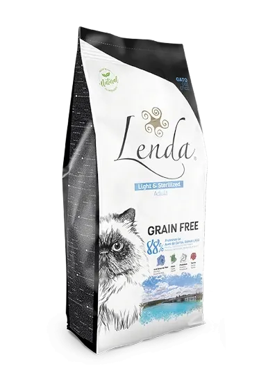 Корм сухой для кошек беззерновой Lenda LIGHT&STERILIZED для взрослых стерилизованных кошек 2 кг (24158772)