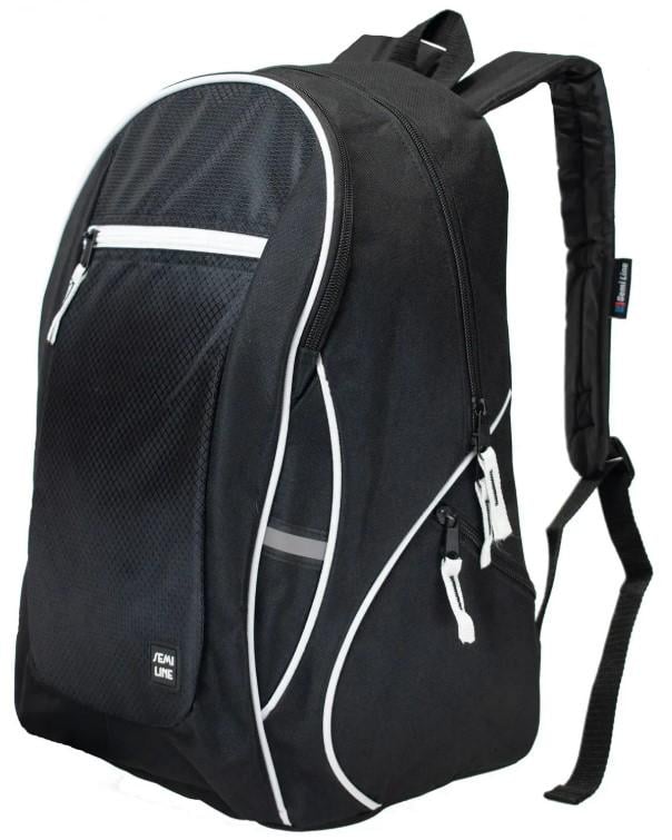 Міський рюкзак SEMI LINE J4919-1 28 л Black/White Elements (63341)