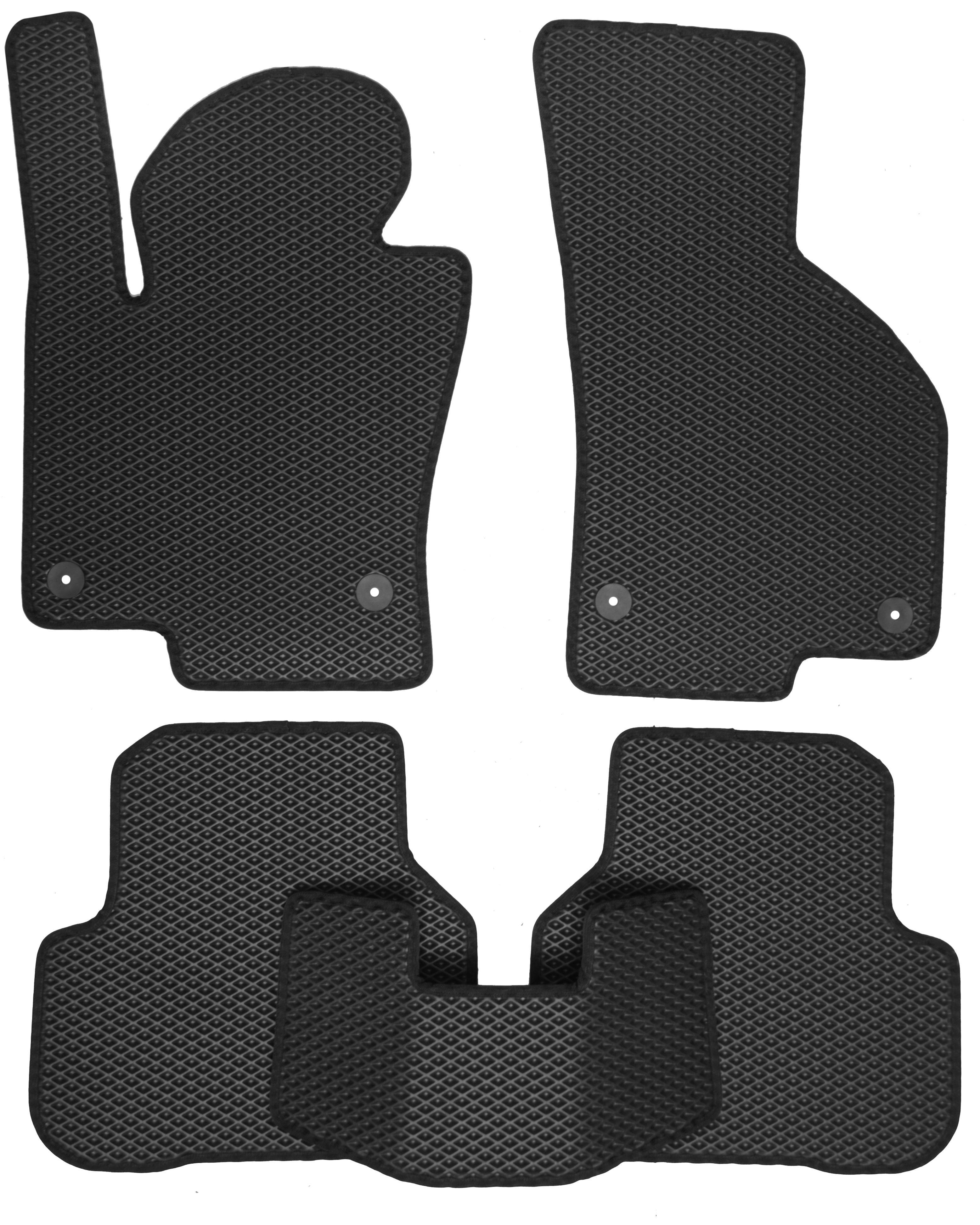 Коврики в салон для Volkswagen Passat CC '09-16 EVA-полимерные Черный (150667)
