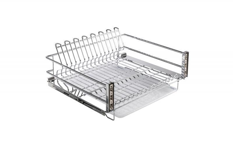 Сушилка для посуды GTV MOVIX выдвижная одноуровневая 600 мм Хром (OC-SZD600-01)