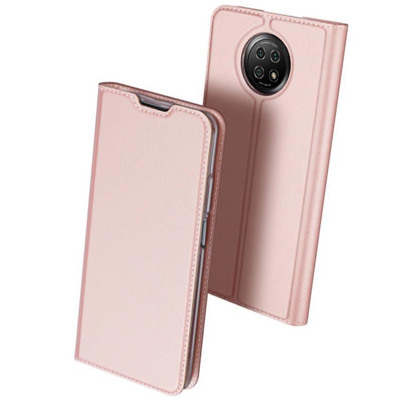 Чехол-книжка Dux Ducis с карманом для Xiaomi Redmi Note 9 5G Rose Gold (160274) - фото 2