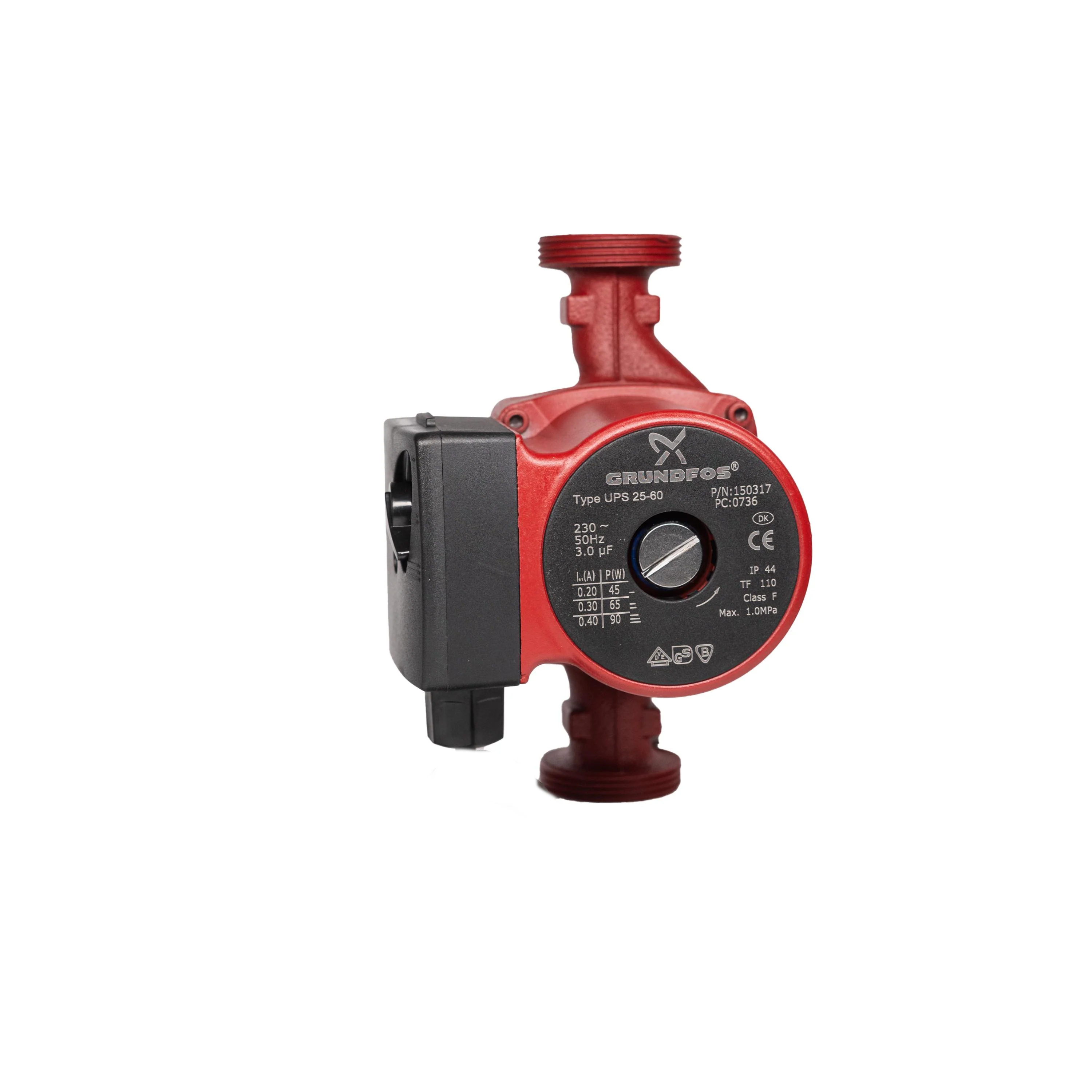 Насос циркуляционный Grundfos UPS 25/60 180 + гайки