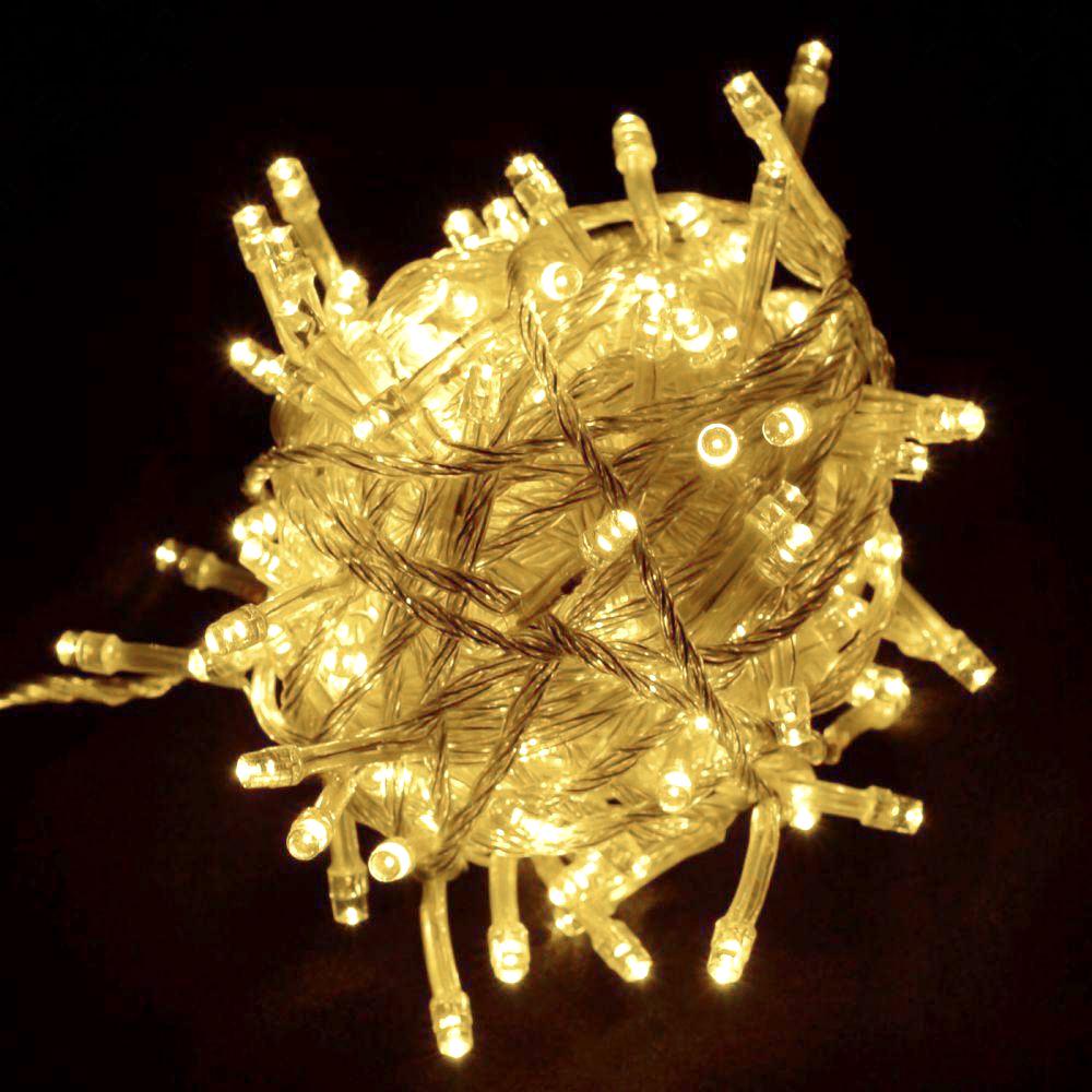 Гирлянда штора RD-067 100 LED 2,2x0,6 м Тёплый белый