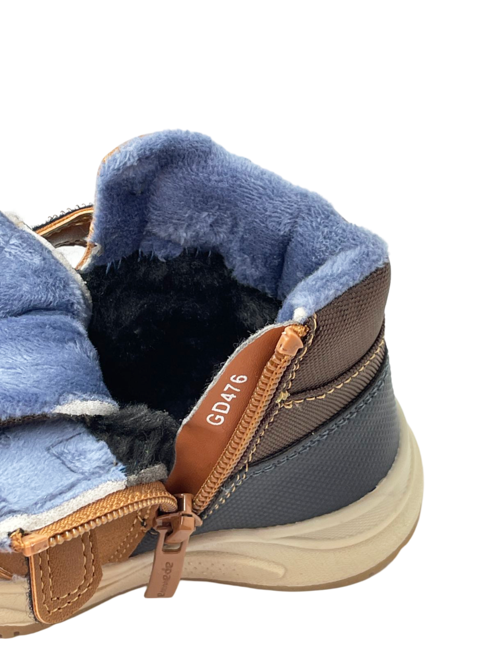 Ботинки демисезонные для мальчиков Apawwa GD47676/21 р. 21 Коричневый - фото 5 Ботинки демисезонные для мальчиков Apawwa GD47676/21 р. 21 Коричневый - фото 5