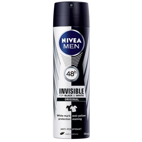 Дезодорант-антиперспірант Nivea Men invisible Black&White 150 мл