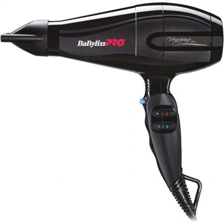 Фен для волос BaByliss PRO BAB6610INRE Veneziano Ionic 2200 Вт Черный (PH00720)