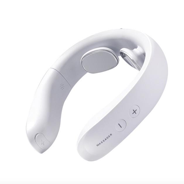 Массажер для шеи с подогревом и миостимуляцией с пультом управления Белый (wh02) - фото 2 Массажер для шеи с подогревом и миостимуляцией с пультом управления Белый (wh02) - фото 2