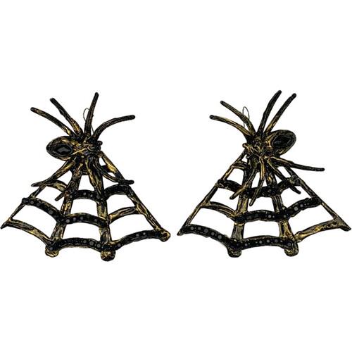 Серьги Spider Queen Seta Decor 24-506BLK-GL Серьги Spider Queen Seta Decor 24-506BLK-GL