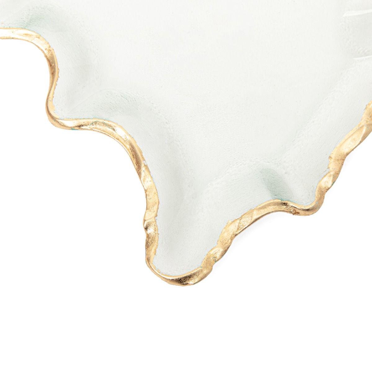 Блюдо сервировочное Homla ELSOY 29x26х2,7 см Прозрачный (210677) - фото 3