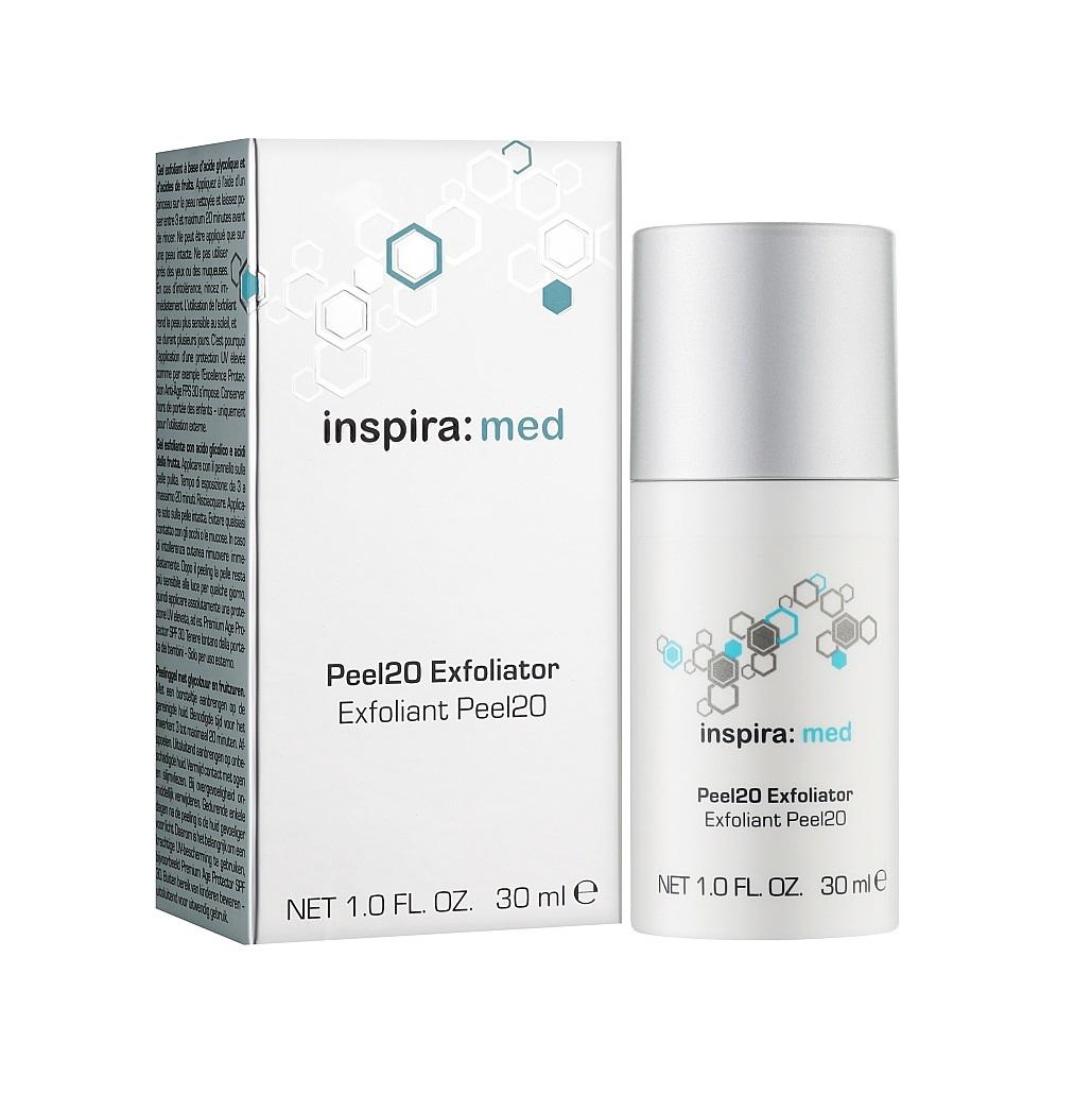 Пилинг-гель Inspira Peel 20 Exfoliator Med 20% с АНА комплексом 30 мл (4251059310022)