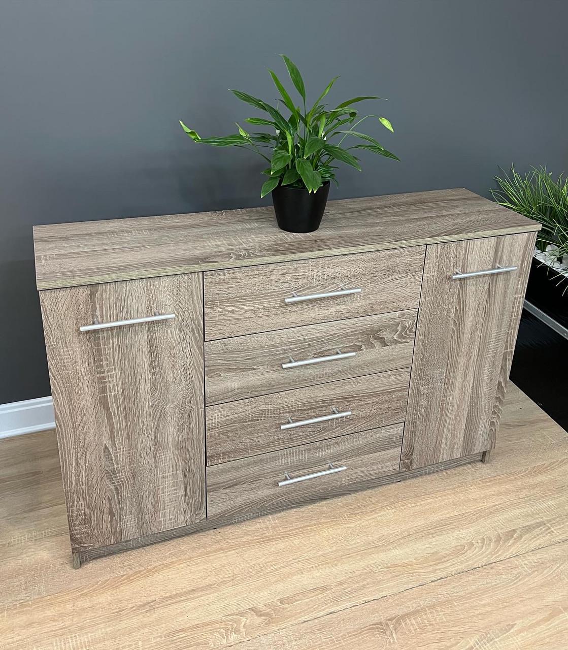 Комод Standart 4/2 1250х810х350 мм Дуб сонома трюфель - фото 7 Комод Standart 4/2 1250х810х350 мм Дуб сонома трюфель - фото 7