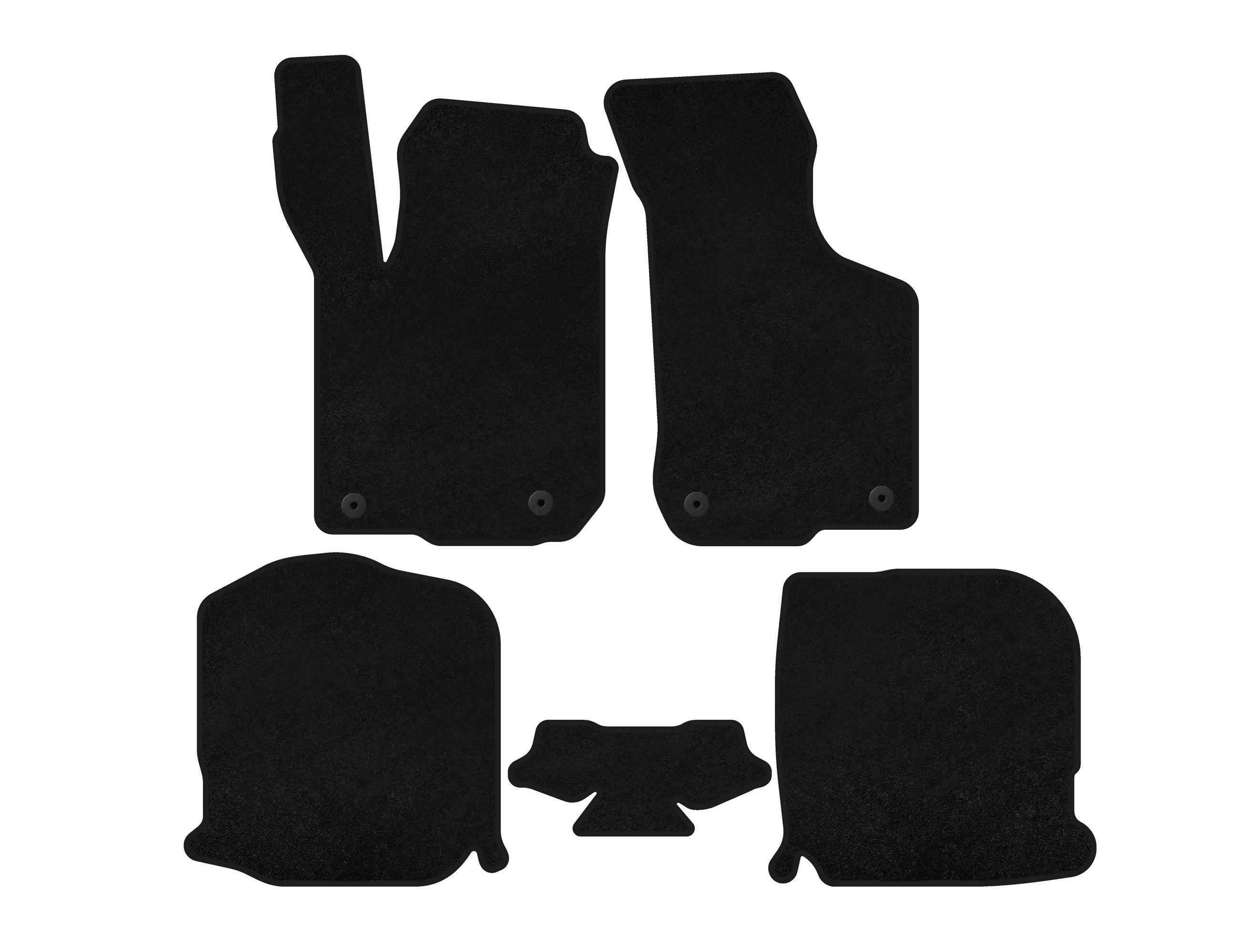 Коврики текстильные Digital Designs Premium HB 3-х дверный для Audi A3 1996-2003 гг. ткань Черный (134413)
