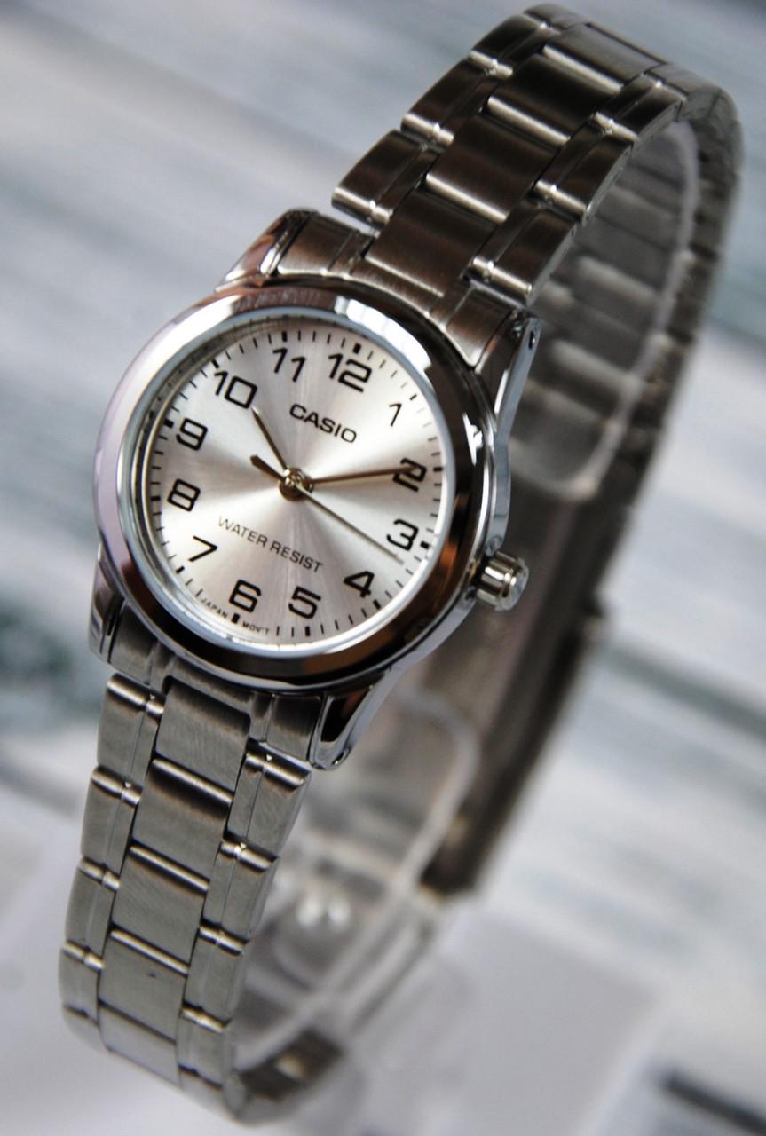 Наручные часы женские Casio LTP-V001D-7B d 25 мм Серебряный/Серый (2565634665) - фото 4