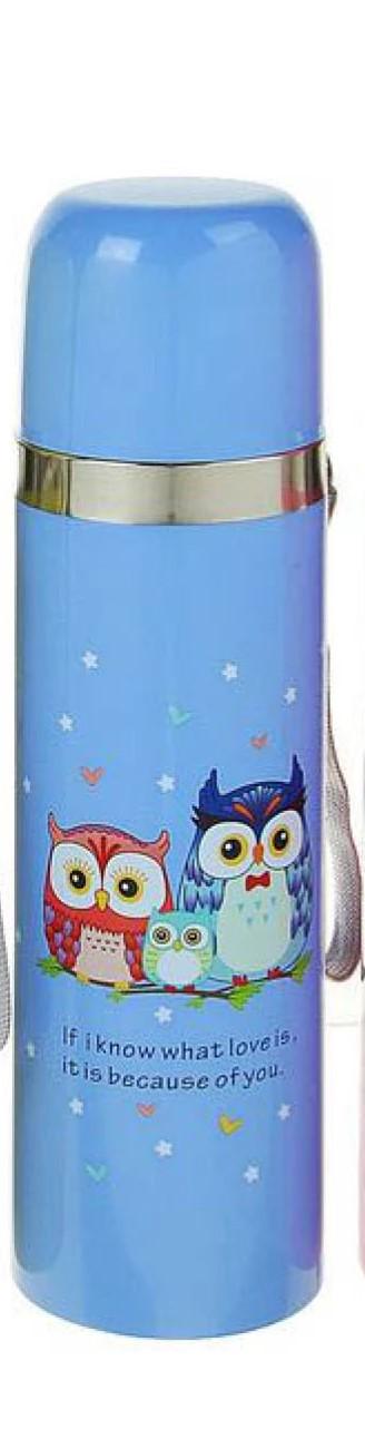 Термос Clefers Сова 0,45 л Синий (4029337B)