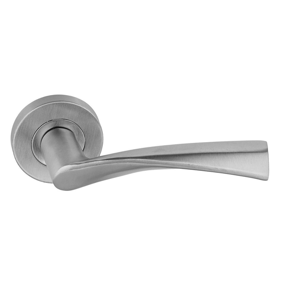 Дверная ручка на розетке Siba ECO GARNET из нержавеющей стали (SSD12 0 22) - фото 2 Дверная ручка на розетке Siba ECO GARNET из нержавеющей стали (SSD12 0 22) - фото 2