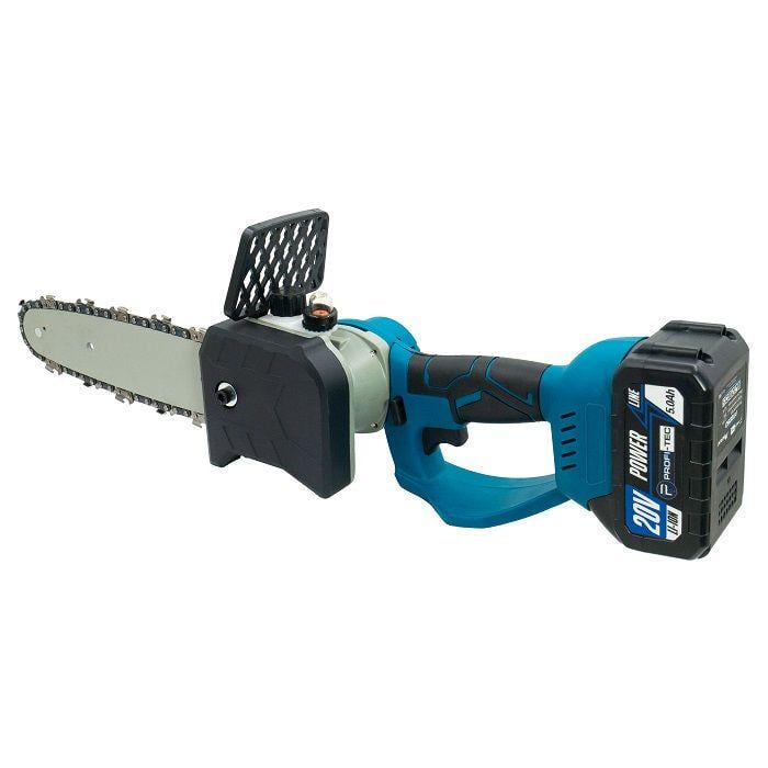 Пила цепная бесщеточная аккумуляторная PROFI-TEC 20V PCS2020BL POWERLine 1хPT2040MP 4,0 Аг (006099) - фото 5 Пила цепная бесщеточная аккумуляторная PROFI-TEC 20V PCS2020BL POWERLine 1хPT2040MP 4,0 Аг (006099) - фото 5